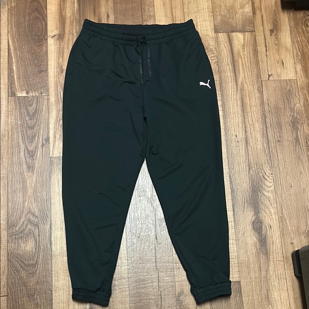 Puma Black Sweatpants Relaxed Fit Joggers